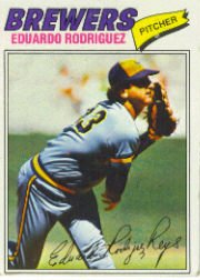 1977 Topps Baseball Cards      361     Eduardo Rodriguez
